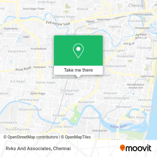 Rvks And Associates map