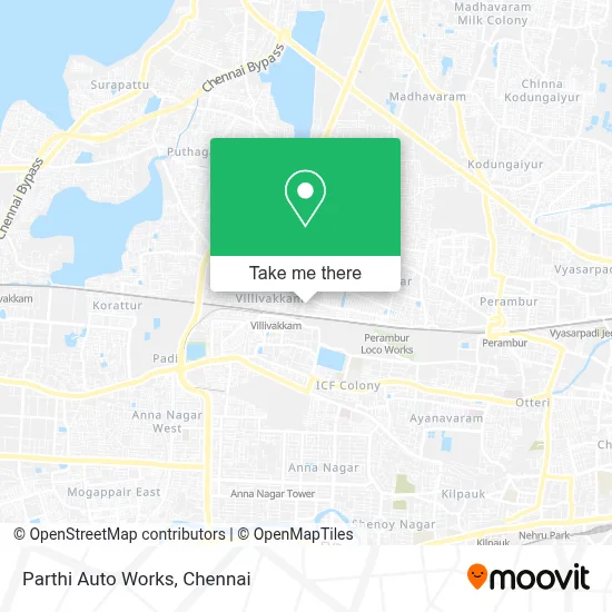 Parthi Auto Works map