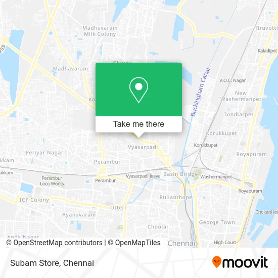 Subam Store map
