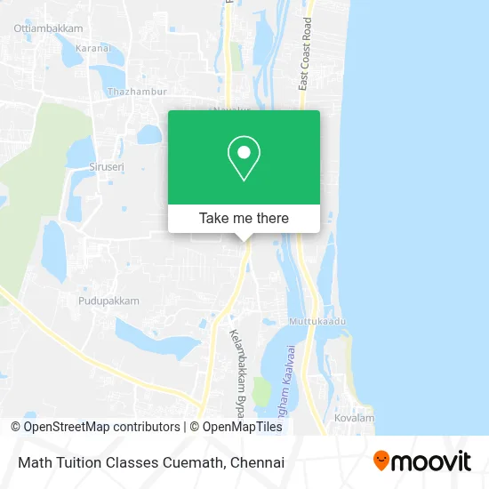 Math Tuition Classes Cuemath map