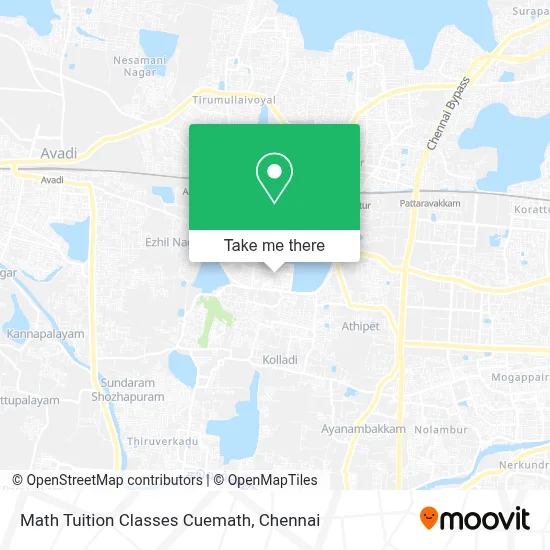 Math Tuition Classes Cuemath map