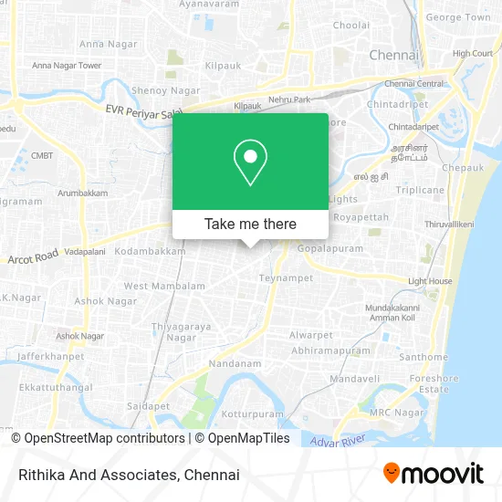Rithika And Associates map