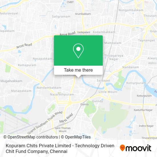 Kopuram Chits Private Limited - Technology Driven Chit Fund Company map