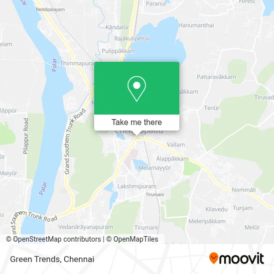 Green Trends map