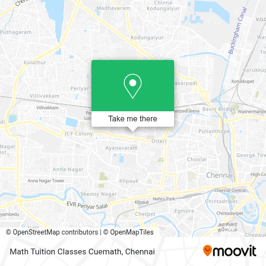 Math Tuition Classes Cuemath map