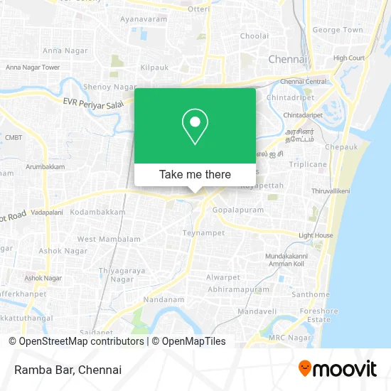 Ramba Bar map