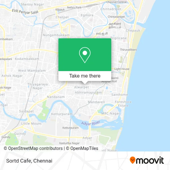 Sortd Cafe map
