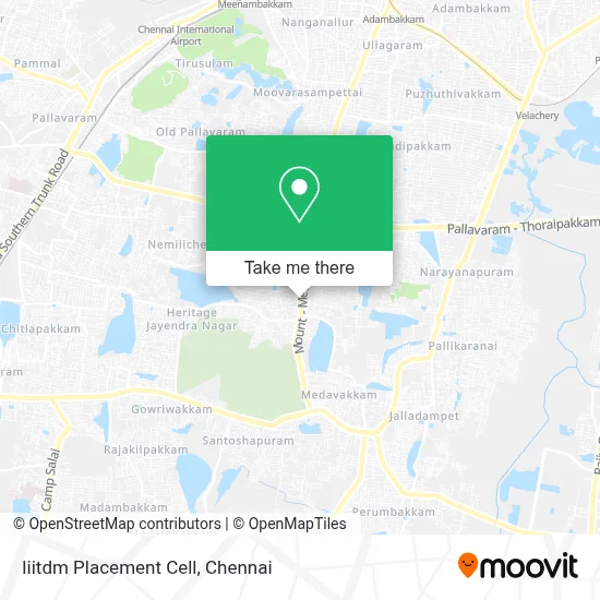 Iiitdm Placement Cell map