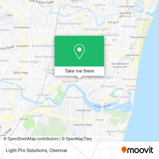 Light Pro Solutions map
