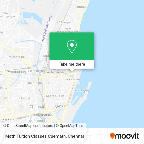 Math Tuition Classes Cuemath map