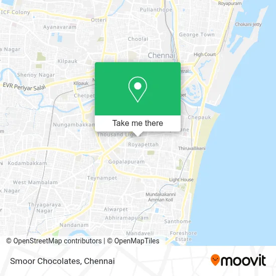 Smoor Chocolates map