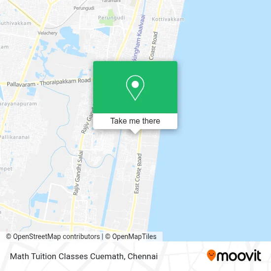 Math Tuition Classes Cuemath map