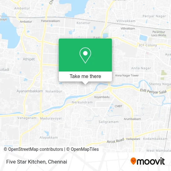 Five Star Kitchen map