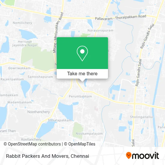 Rabbit Packers And Movers map