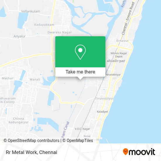 Rr Metal Work map