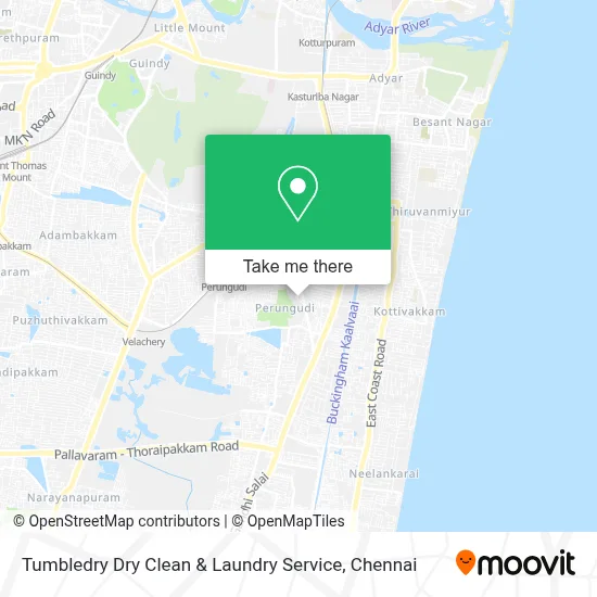 Tumbledry Dry Clean & Laundry Service map