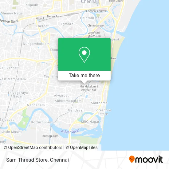 Sam Thread Store map