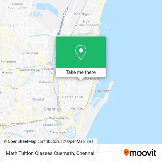 Math Tuition Classes Cuemath map