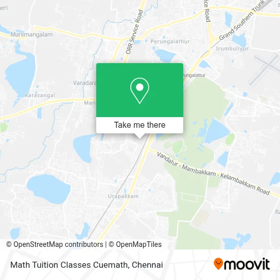 Math Tuition Classes Cuemath map