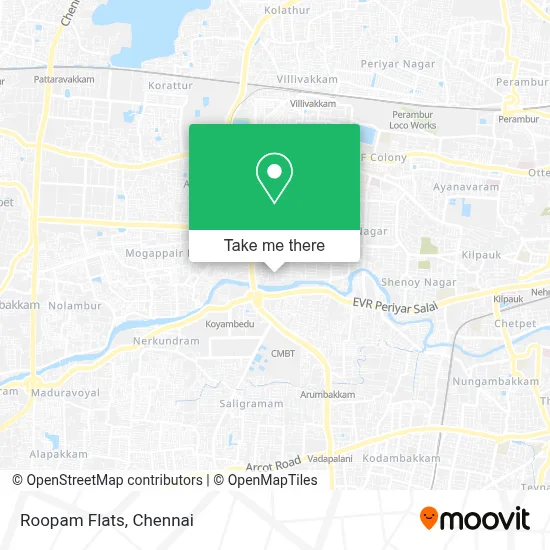 Roopam Flats map