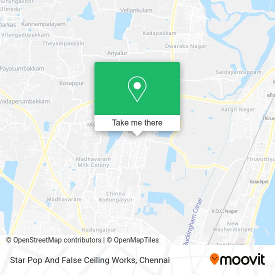 Star Pop And False Ceiling Works map