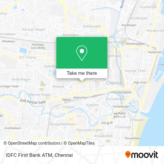 Idfc First Bank Atm map