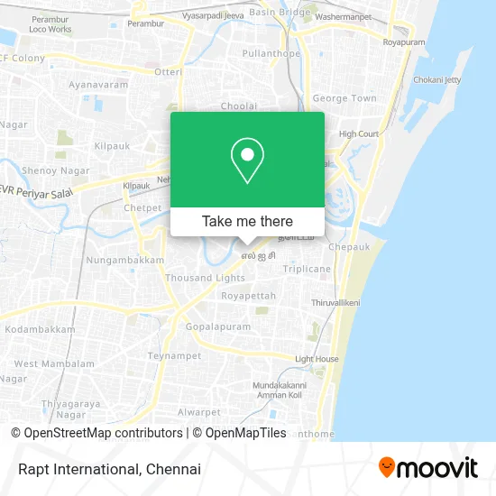 Rapt International map