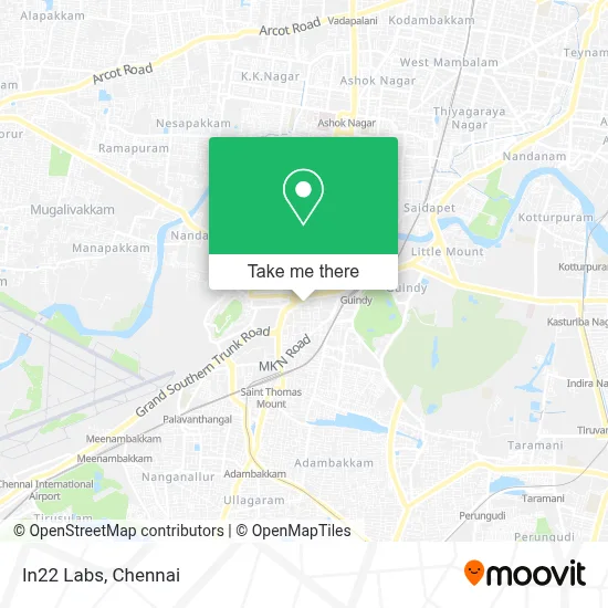 In22 Labs map