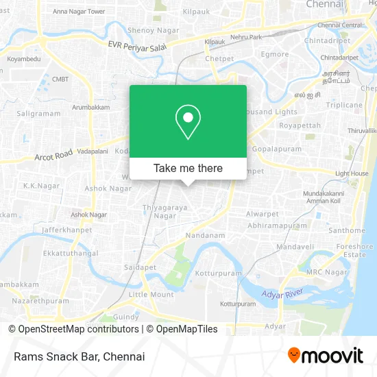 Rams Snack Bar map