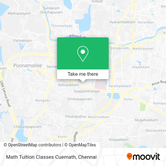 Math Tuition Classes Cuemath map