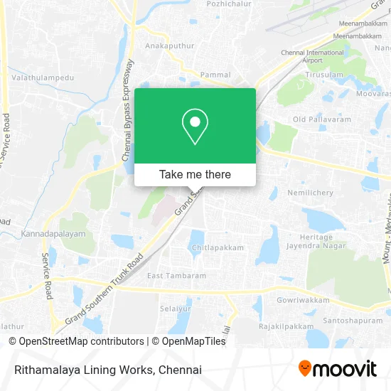 Rithamalaya Lining Works map