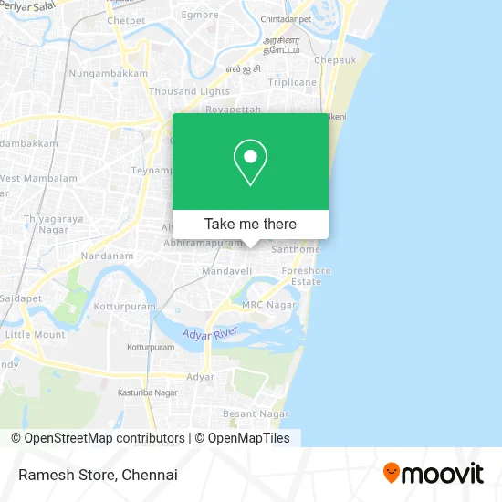 Ramesh Store map