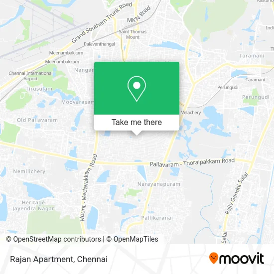 Rajan Apartment map