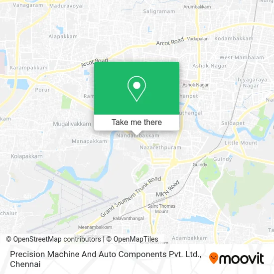 Precision Machine And Auto Components Pvt. Ltd. map