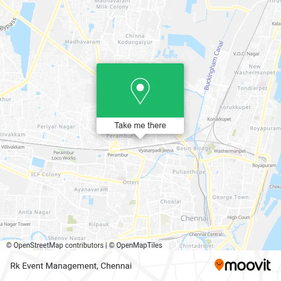 Rk Event Management map