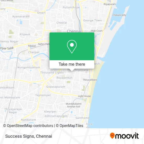 Success Signs map