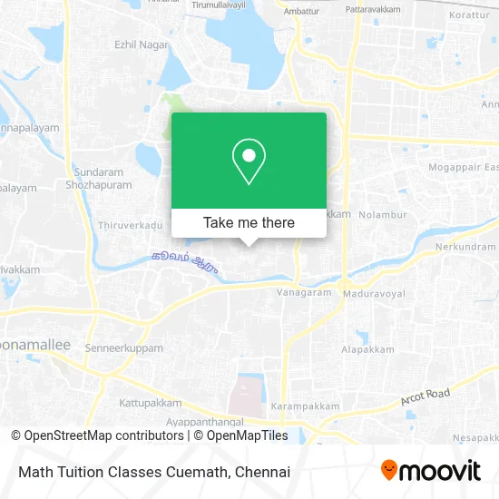 Math Tuition Classes Cuemath map