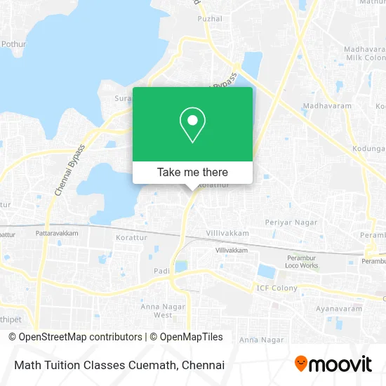 Math Tuition Classes Cuemath map