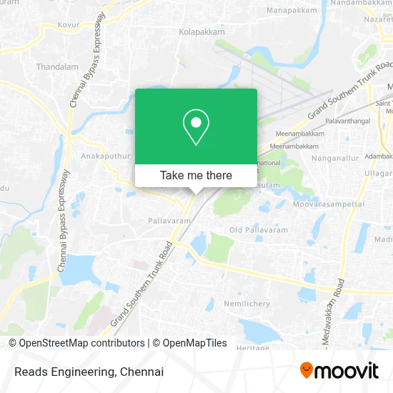 Reads Engineering map