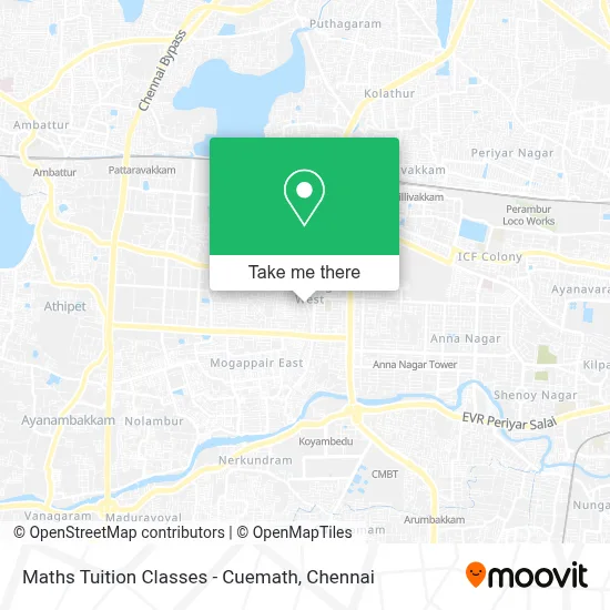 Maths Tuition Classes - Cuemath map