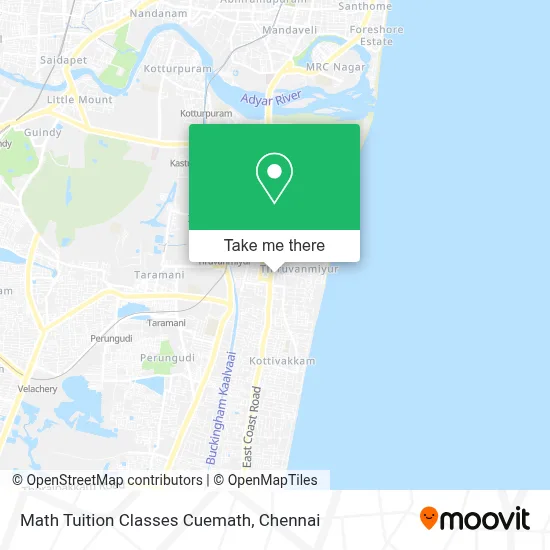 Math Tuition Classes Cuemath map