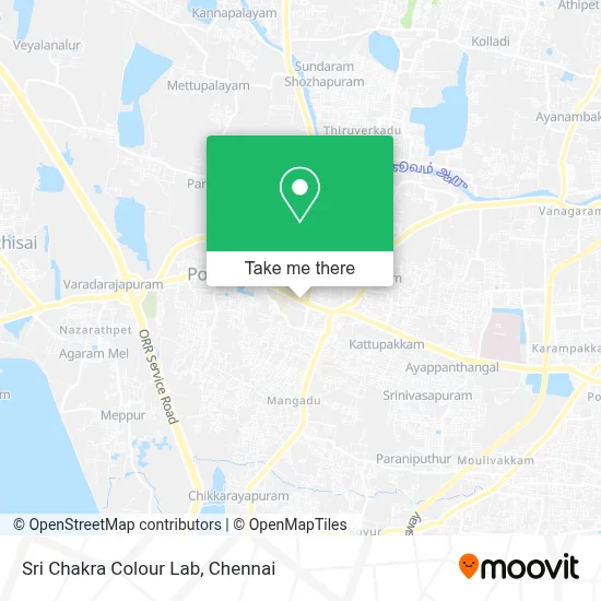 Sri Chakra Colour Lab map