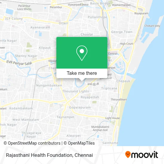Rajasthani Health Foundation map