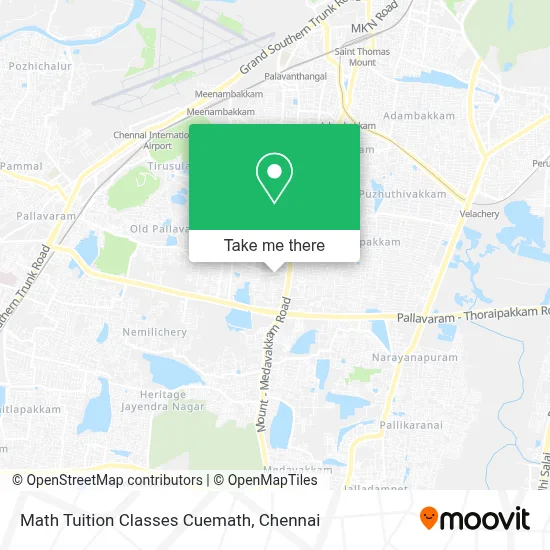 Math Tuition Classes Cuemath map