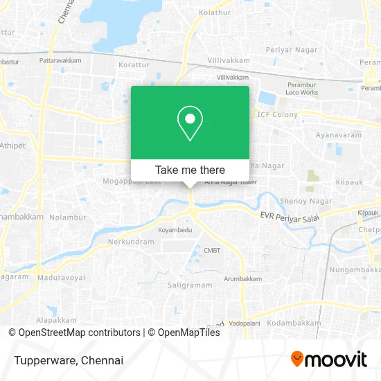 Tupperware map