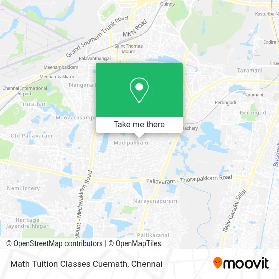 Math Tuition Classes Cuemath map