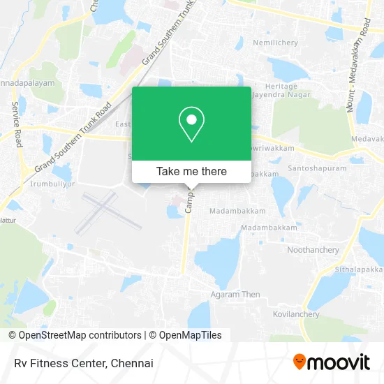 Rv Fitness Center map