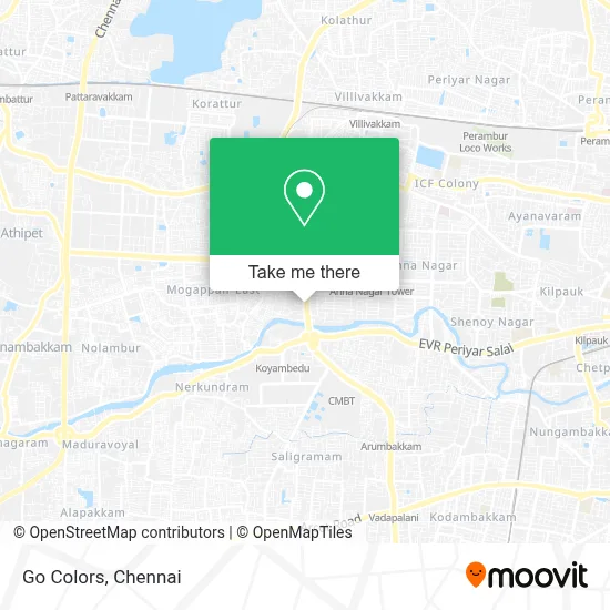 Go Colors map