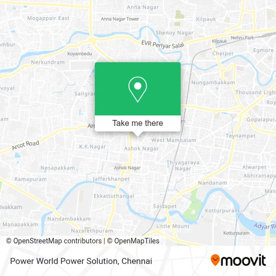 Power World Power Solution map