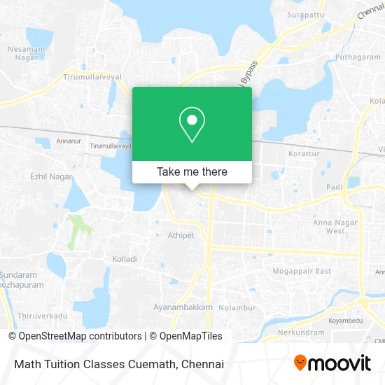Math Tuition Classes Cuemath map